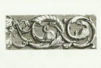 Le Pautre Architecture, Statues, Fountains, Phoenix Frieze - Panteek Antique Prints