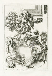 Le Pautre Architecture, Statues, Fountains, Sphinx - Panteek Antique Prints