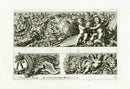 Le Pautre Architecture, Statues, Fountains, Trophies Friezes - Panteek Antique Prints