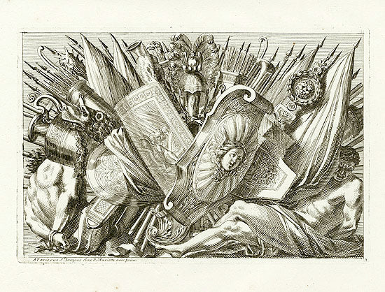 Le Pautre Architecture, Statues, Fountains, Trophy of Arms