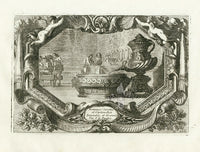 Le Pautre Architecture, Statues, Fountains, Urn Fountain - Panteek Antique Prints