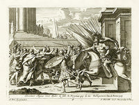 Le Pautre Architecture, Statues, Fountains, Virginius Affair - Panteek Antique Prints