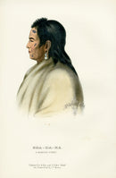 McKenney Hall North American Indian Antique Print Sha-Ha-Ka - Panteek Antique Prints