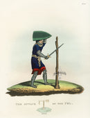 Meyrick Critical Inquiry into Antient Armour Attack of the Pel 1300 - Panteek Antique Prints