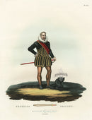 Meyrick Critical Inquiry into Antient Armour Federigo Oricono, 1558 - Panteek Antique Prints