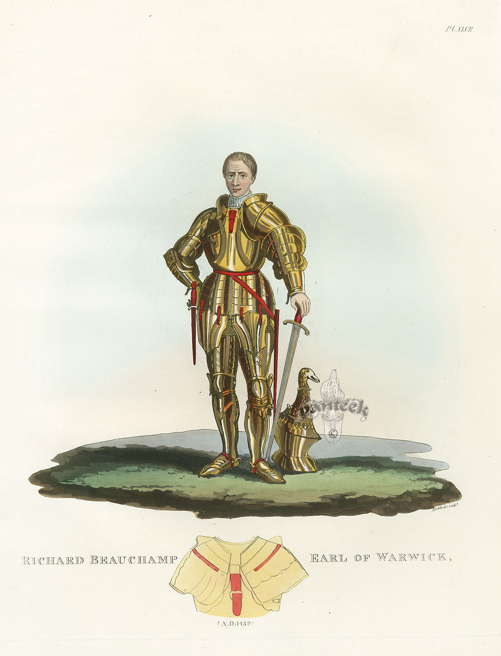 Meyrick Critical Inquiry into Antient Armour Richard Beauchamp, 1439