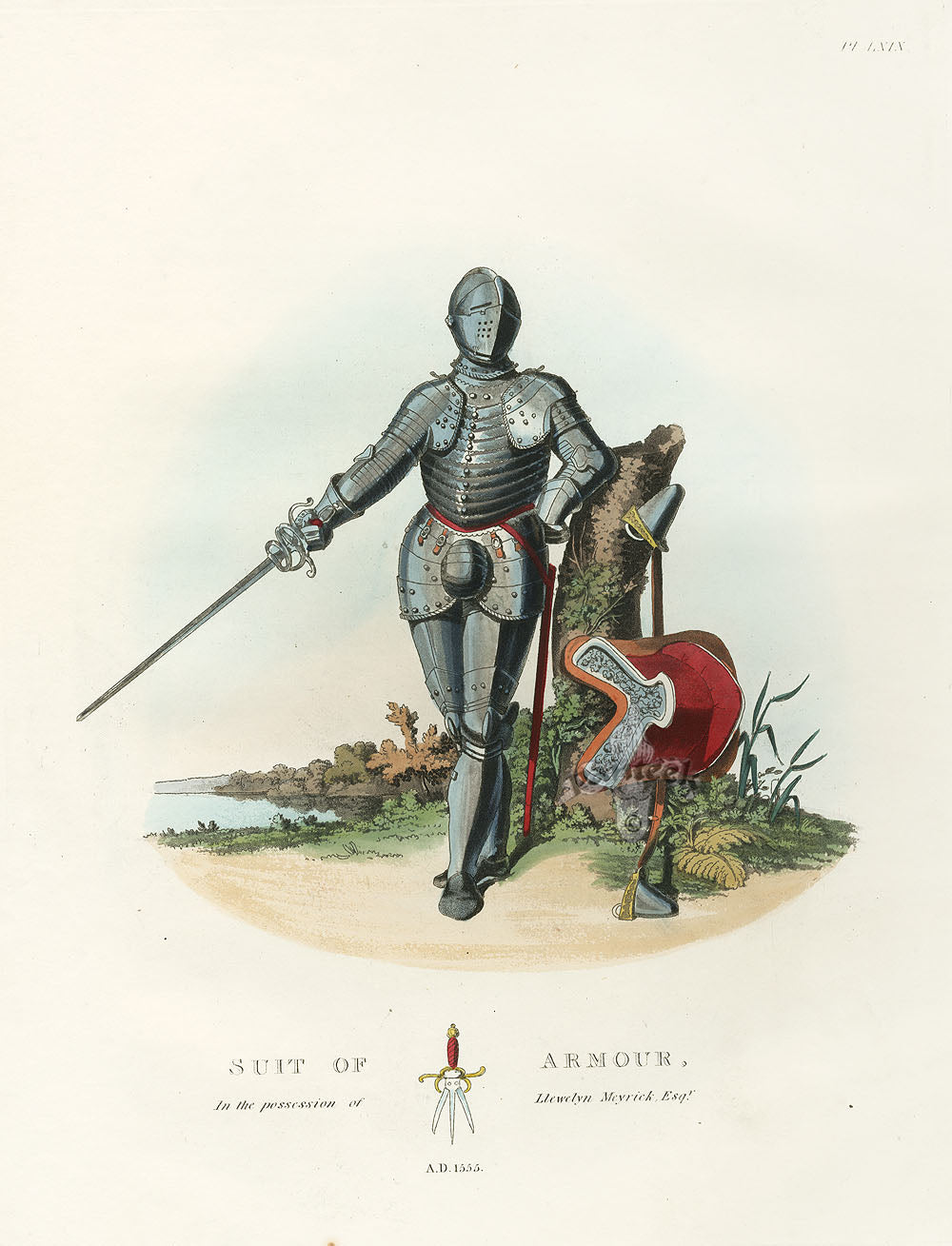 Meyrick Critical Inquiry into Antient Armour Suit of Armour, 1555