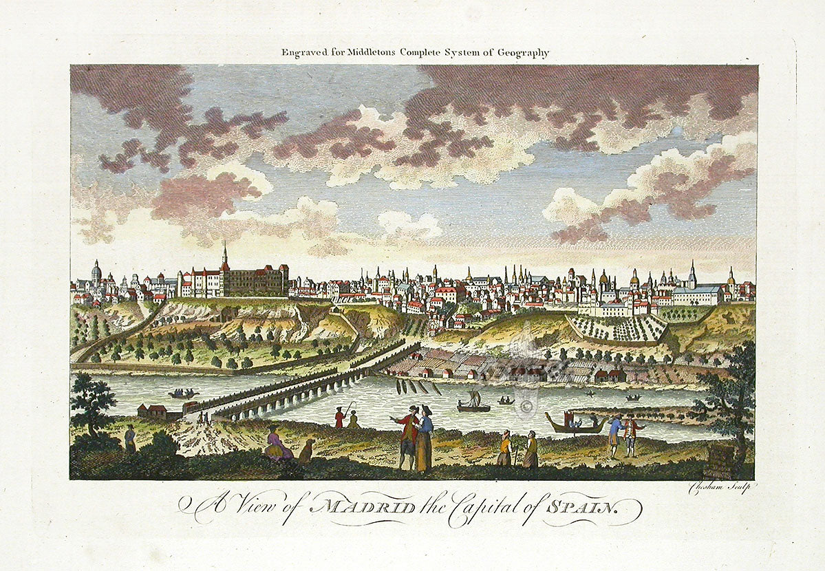Middleton Architecture, History Topographical World Prints Madrid