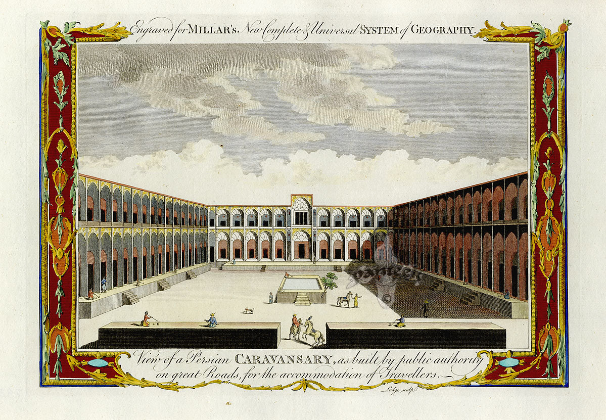 Middleton Architecture, History Topographical World Prints Persian