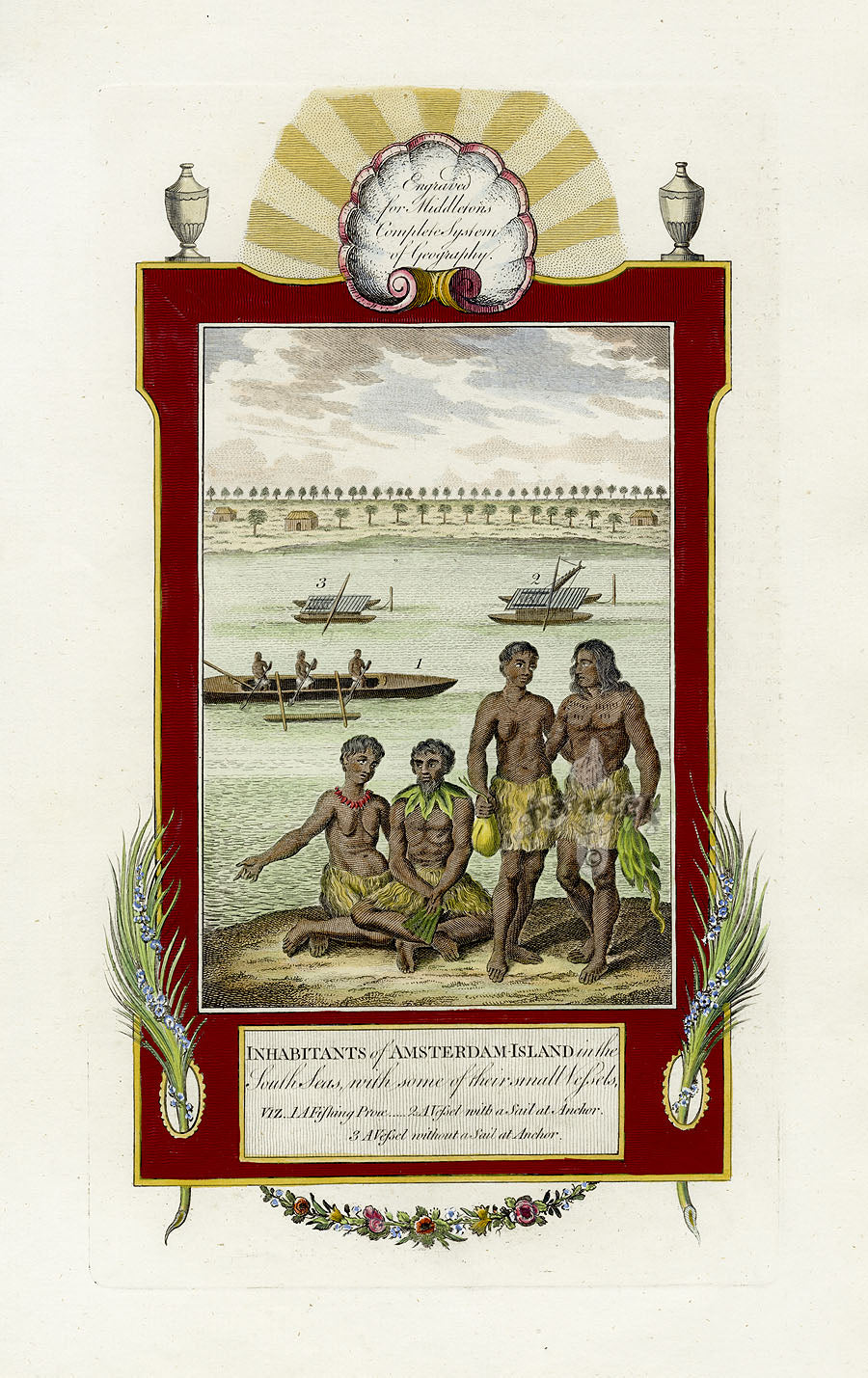 Middleton Architecture, History Topographical World Prints South Seas