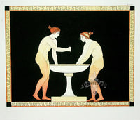 Millin Antique Folio Print 1808 Etruscan Vase Design Basin - Panteek Antique Prints