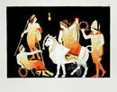 Millin Antique Folio Print 1808 Etruscan Vase Design Bull - Panteek Antique Prints