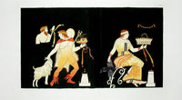Millin Antique Folio Print 1808 Etruscan Vase Design Goat - Panteek Antique Prints