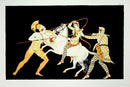 Millin Antique Folio Print 1808 Etruscan Vase Design Theseus, Hippolyta - Panteek Antique Prints