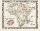 Mitchell Original Maps World Africa - Panteek Antique Prints