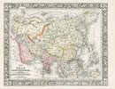 Mitchell Original Maps World Asia - Panteek Antique Prints