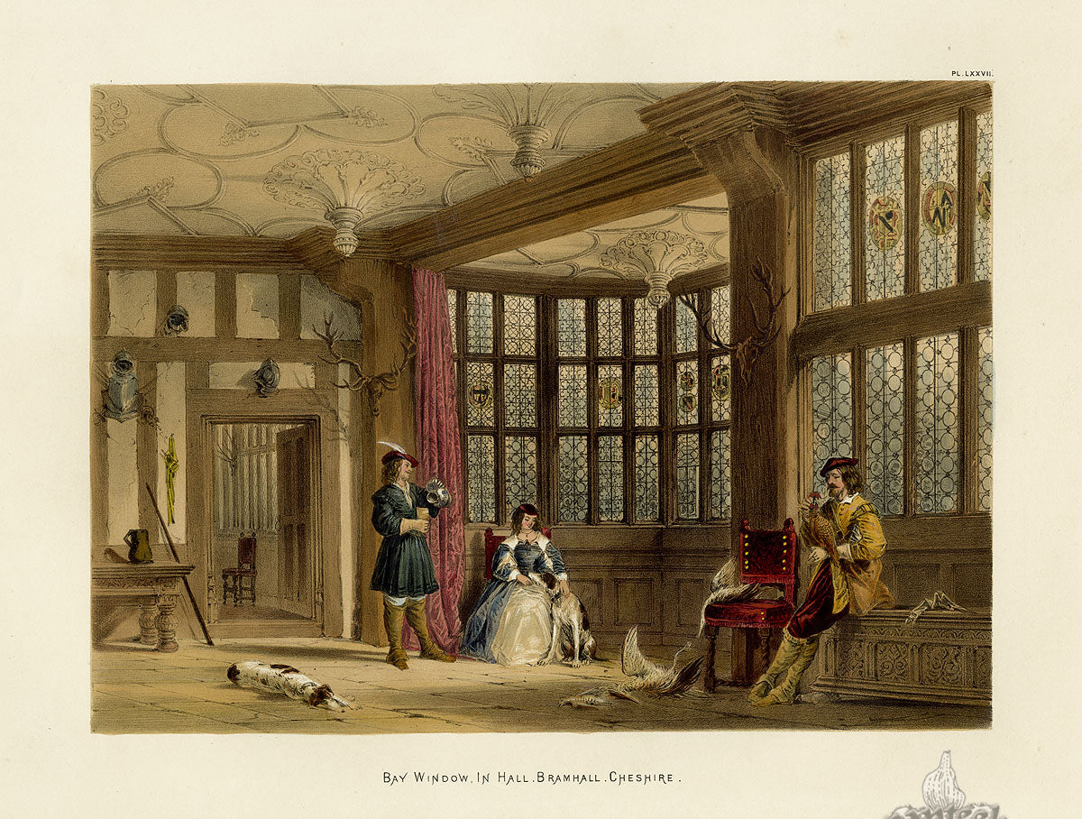 Nash Architecture Hand Colored Lithograph Bramhall