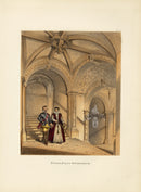 Nash Architecture Hand Colored Lithograph Burleigh House - Panteek Antique Prints