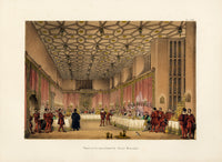 Nash Architecture Hand Colored Lithograph Chamber, Hampton - Panteek Antique Prints