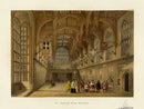 Nash Architecture Hand Colored Lithograph Hampton Court - Panteek Antique Prints
