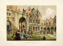 Nash Architecture Hand Colored Lithograph Holland House - Panteek Antique Prints