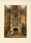 Nash Architecture Hand Colored Lithograph Montachute House - Panteek Antique Prints