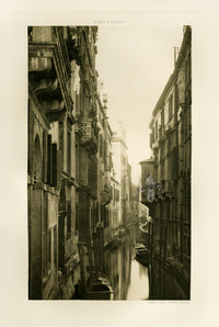 Ongania Architecture Venice Views 1891 Albrizzi Canal - Panteek Antique Prints