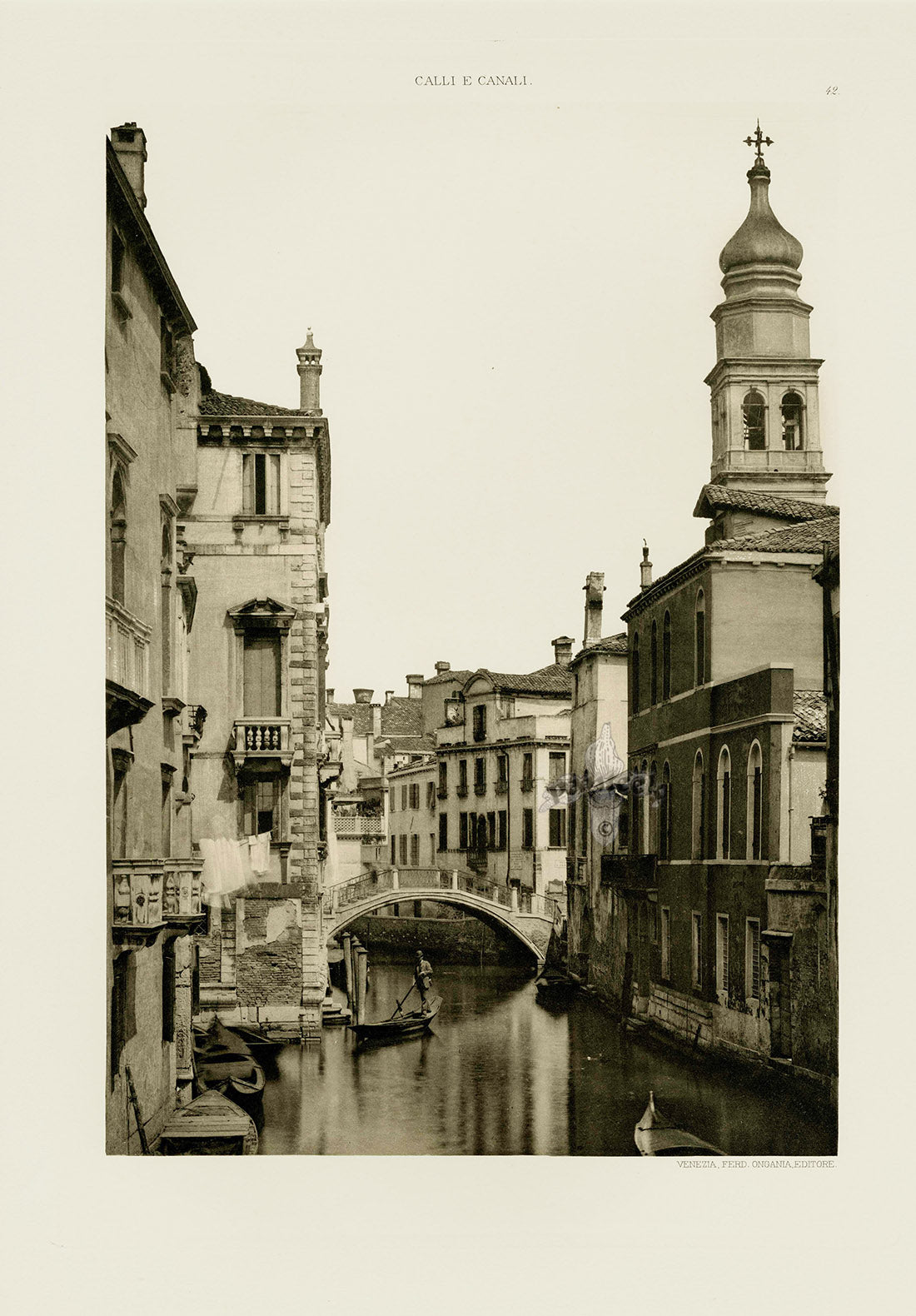 Ongania Architecture Venice Views 1891 Antonino Canal