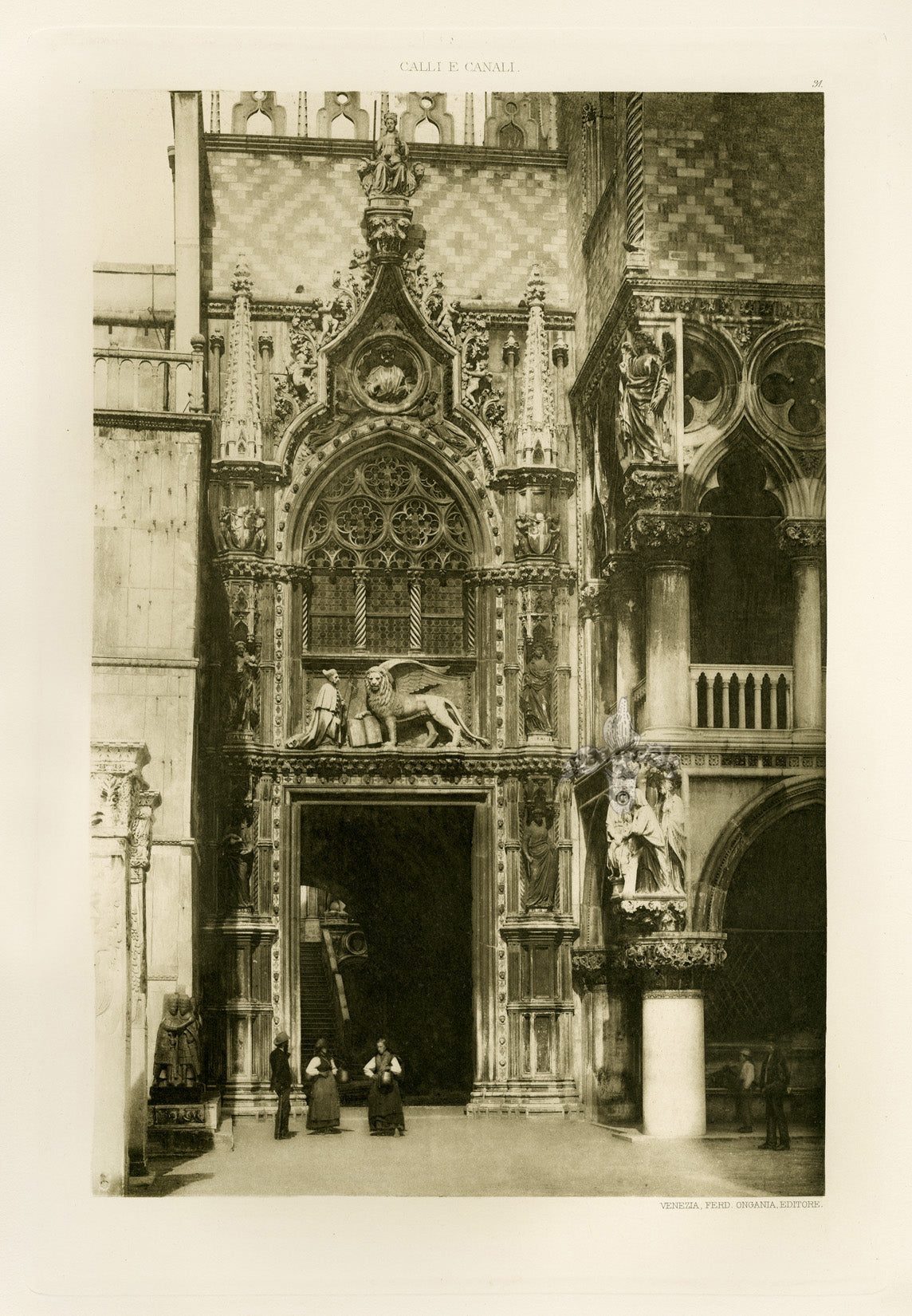 Ongania Architecture Venice Views 1891 Carta Gate