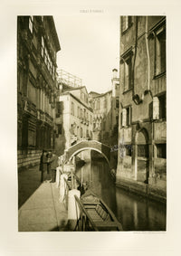 Ongania Architecture Venice Views 1891 Centani Palace - Panteek Antique Prints