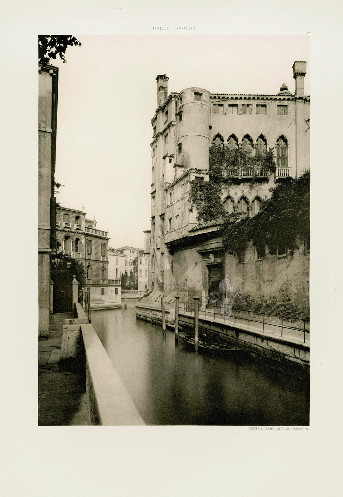 Ongania Architecture Venice Views 1891 Contarini Palace