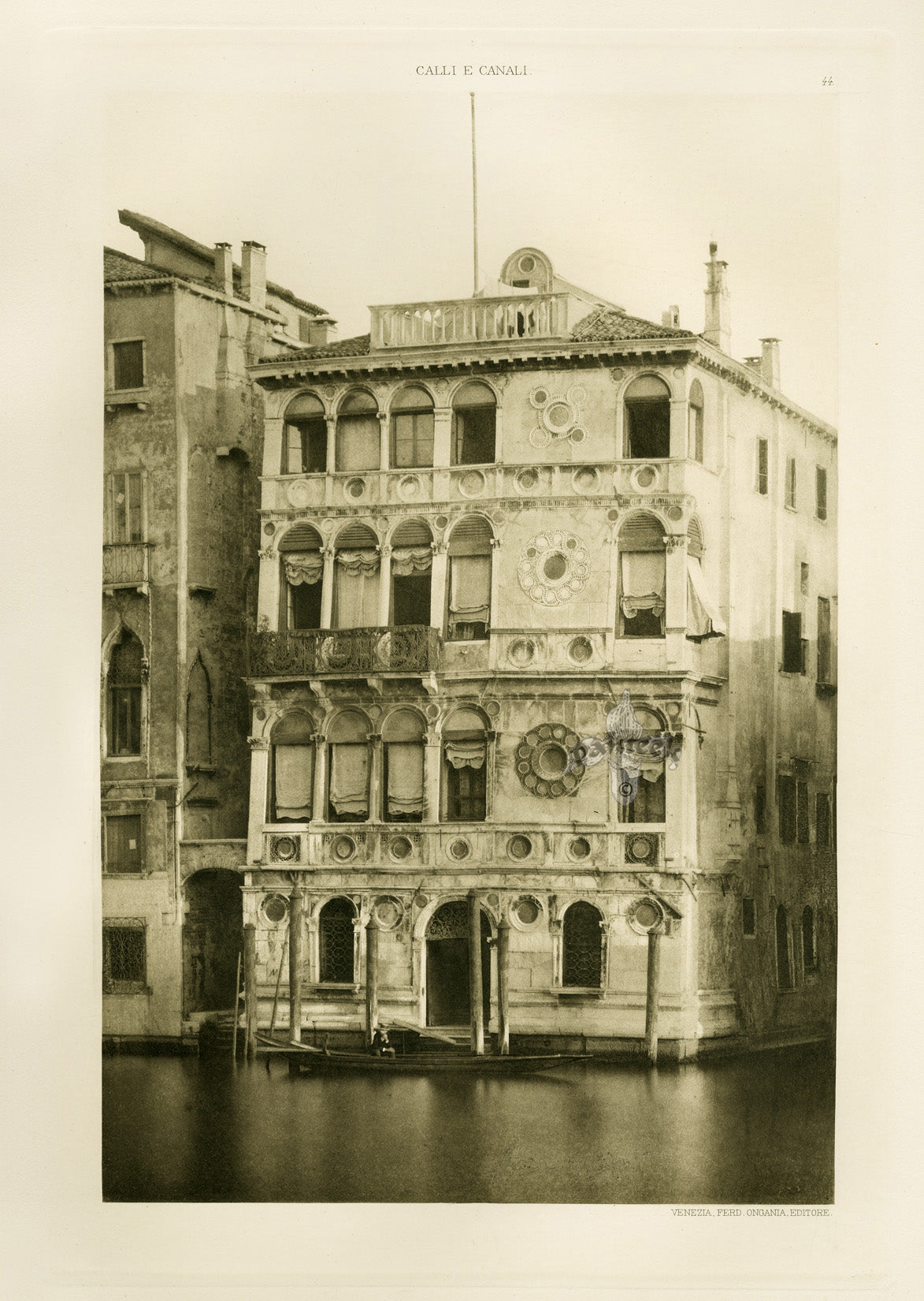 Ongania Architecture Venice Views 1891 Dario Palace