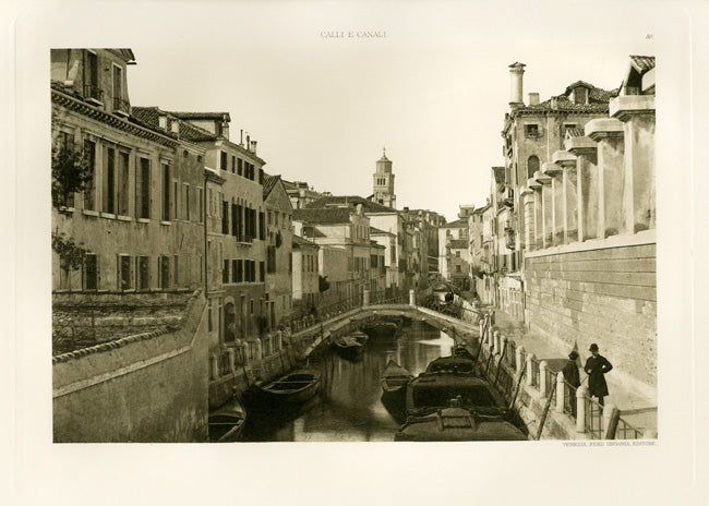 Ongania Architecture Venice Views 1891 Fondamenta Cabala