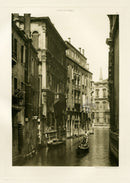 Ongania Architecture Venice Views 1891 Grimani Canal - Panteek Antique Prints