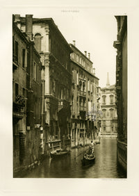 Ongania Architecture Venice Views 1891 Grimani Canal - Panteek Antique Prints
