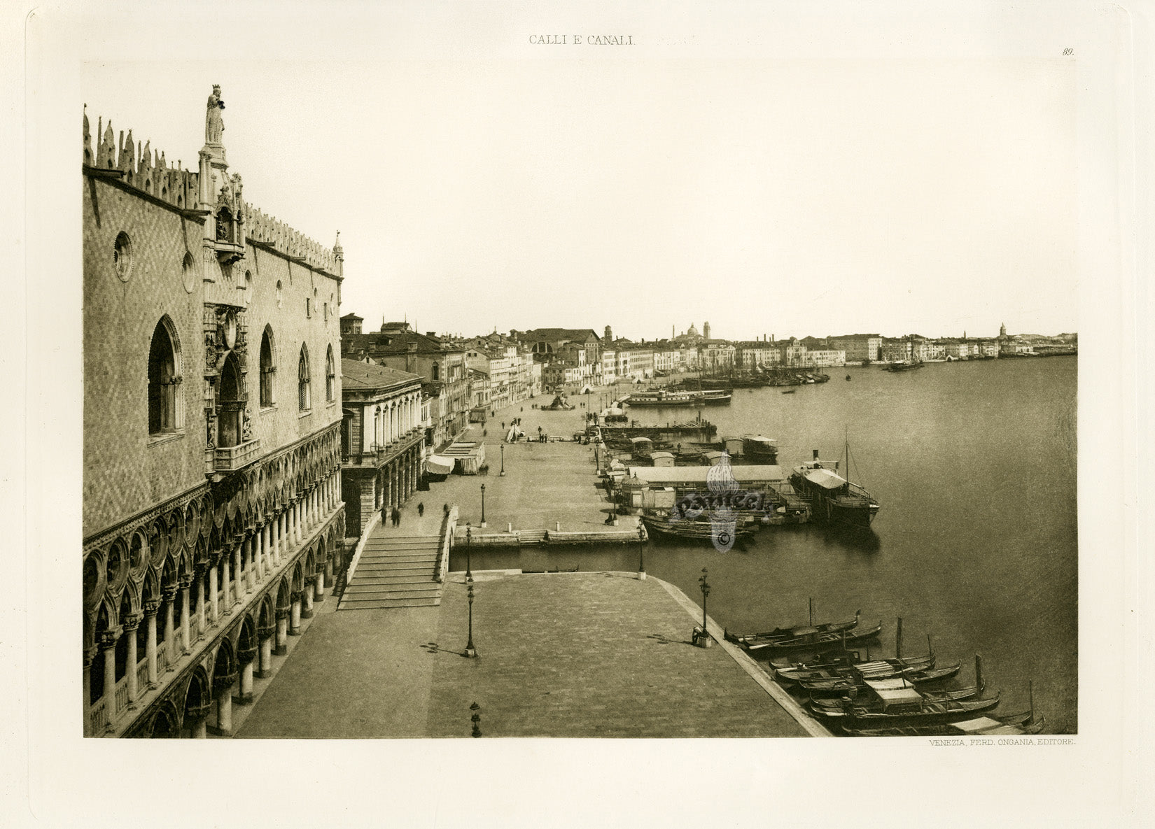 Ongania Architecture Venice Views 1891 Lion's Column Summit