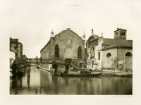 Ongania Architecture Venice Views 1891 Misericordia Abbey - Panteek Antique Prints