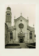 Ongania Architecture Venice Views 1891 Our Lady of the Garden Church - Panteek Antique Prints