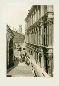 Ongania Architecture Venice Views 1891 Rilato Bridge - Panteek Antique Prints