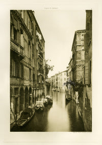 Ongania Architecture Venice Views 1891 S. Canciano's Canal - Panteek Antique Prints