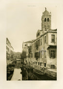 Ongania Architecture Venice Views 1891 S. Fosca's Canal - Panteek Antique Prints