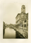 Ongania Architecture Venice Views 1891 S. Jeremiah's Canal - Panteek Antique Prints