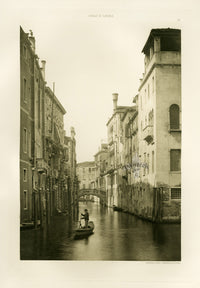 Ongania Architecture Venice Views 1891 S. Marina's Canal - Panteek Antique Prints