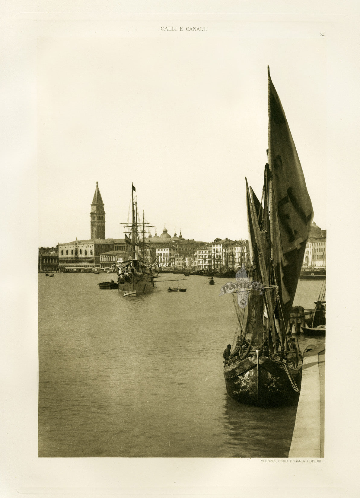 Ongania Architecture Venice Views 1891 S. Mark's Basin 73