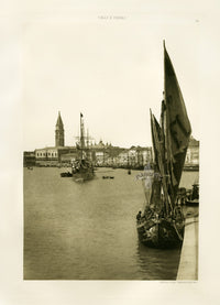 Ongania Architecture Venice Views 1891 S. Mark's Basin 73 - Panteek Antique Prints