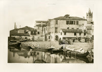 Ongania Architecture Venice Views 1891 S. Martha's Square - Panteek Antique Prints