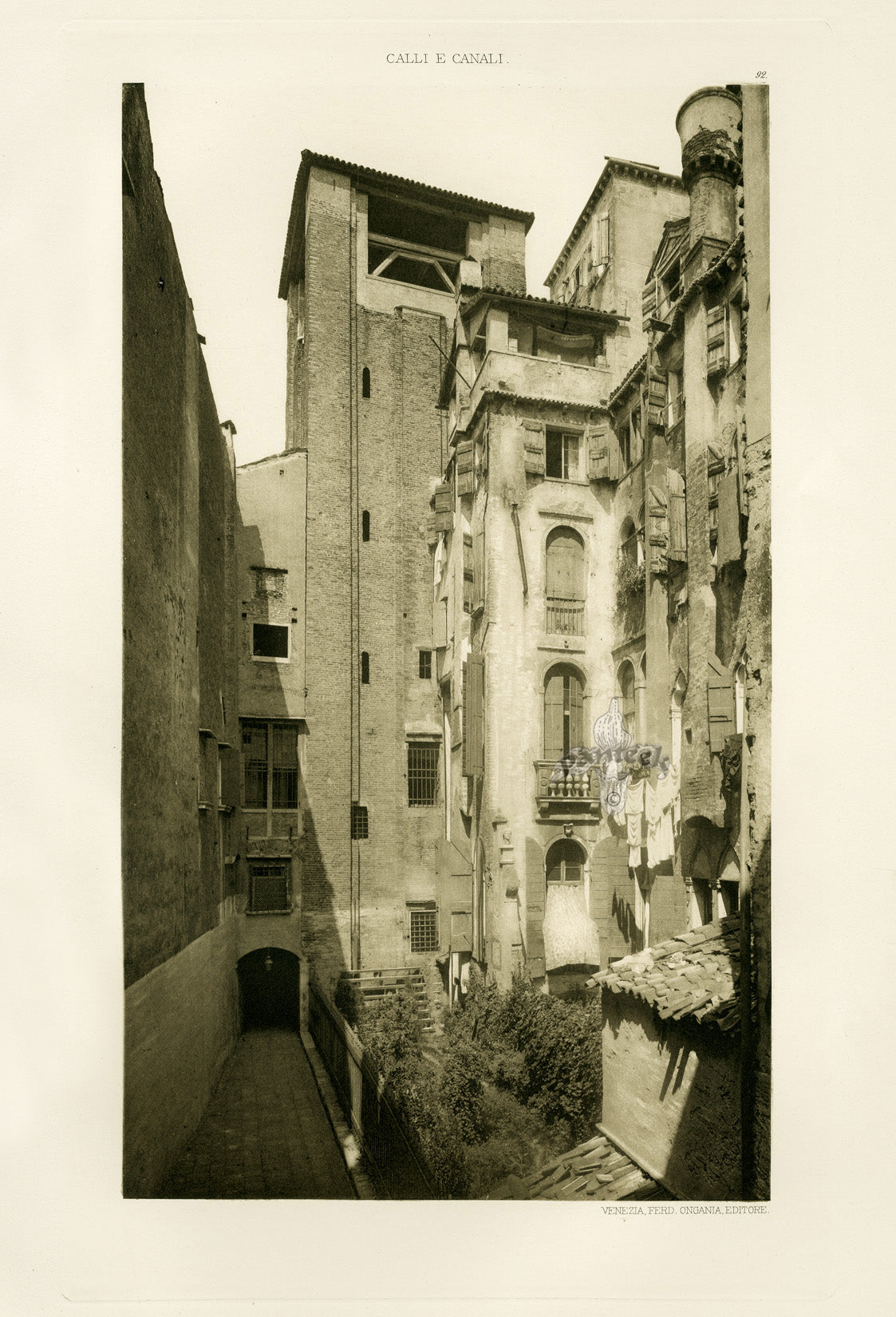 Ongania Architecture Venice Views 1891 S. Salvatore's Church
