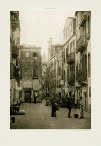 Ongania Architecture Venice Views 1891 S.Samuel'a Walk - Panteek Antique Prints
