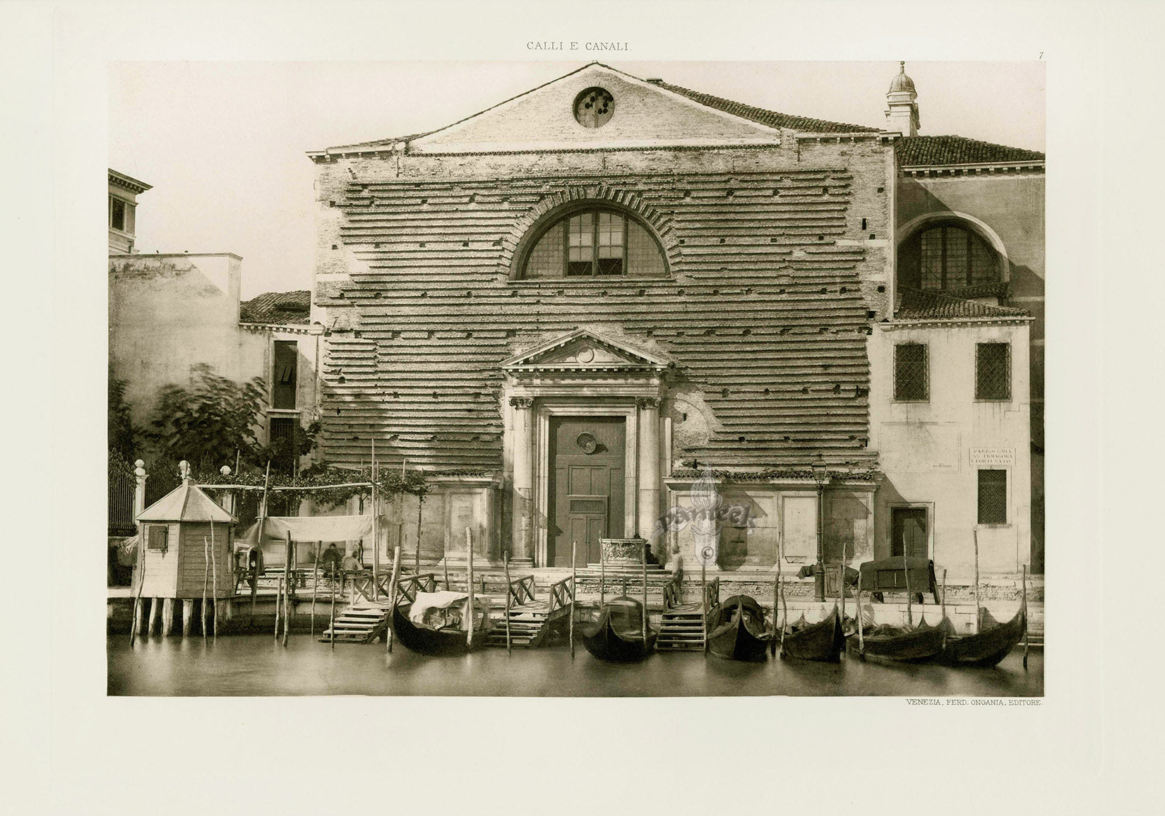 Ongania Architecture Venice Views 1891 St Ermagora Church