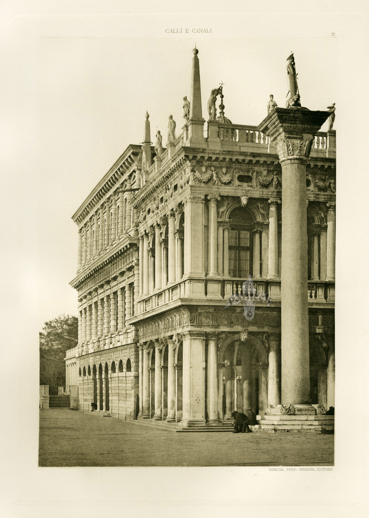 Ongania Architecture Venice Views 1891 St Mark piazzetta